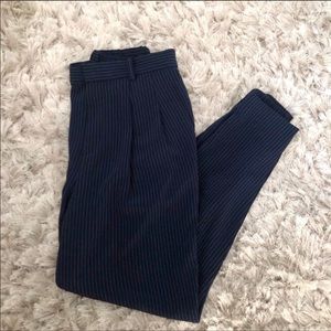 UNIQLO Pinstripe Dress Taper Pant Small